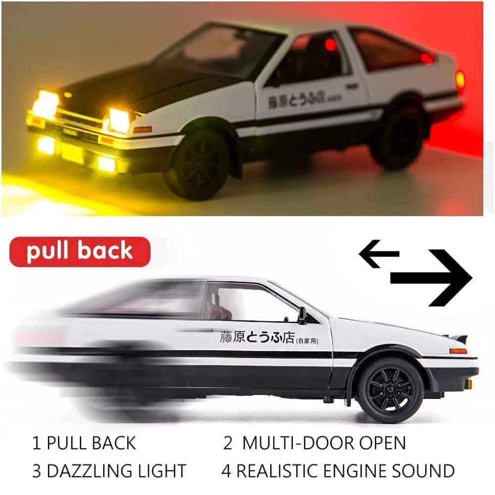 1:24 TOYOTA AE86 ALLOY DIECAST MODEL