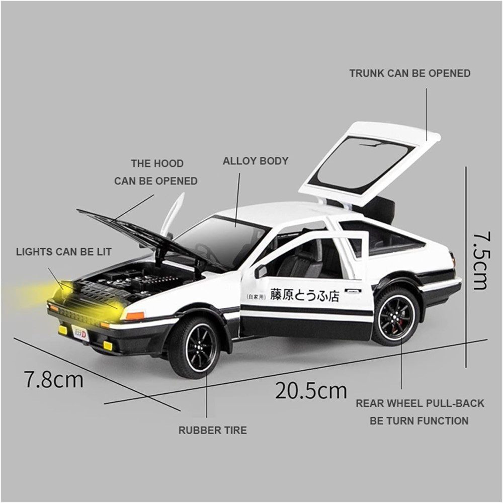 1:24 TOYOTA AE86 ALLOY DIECAST MODEL