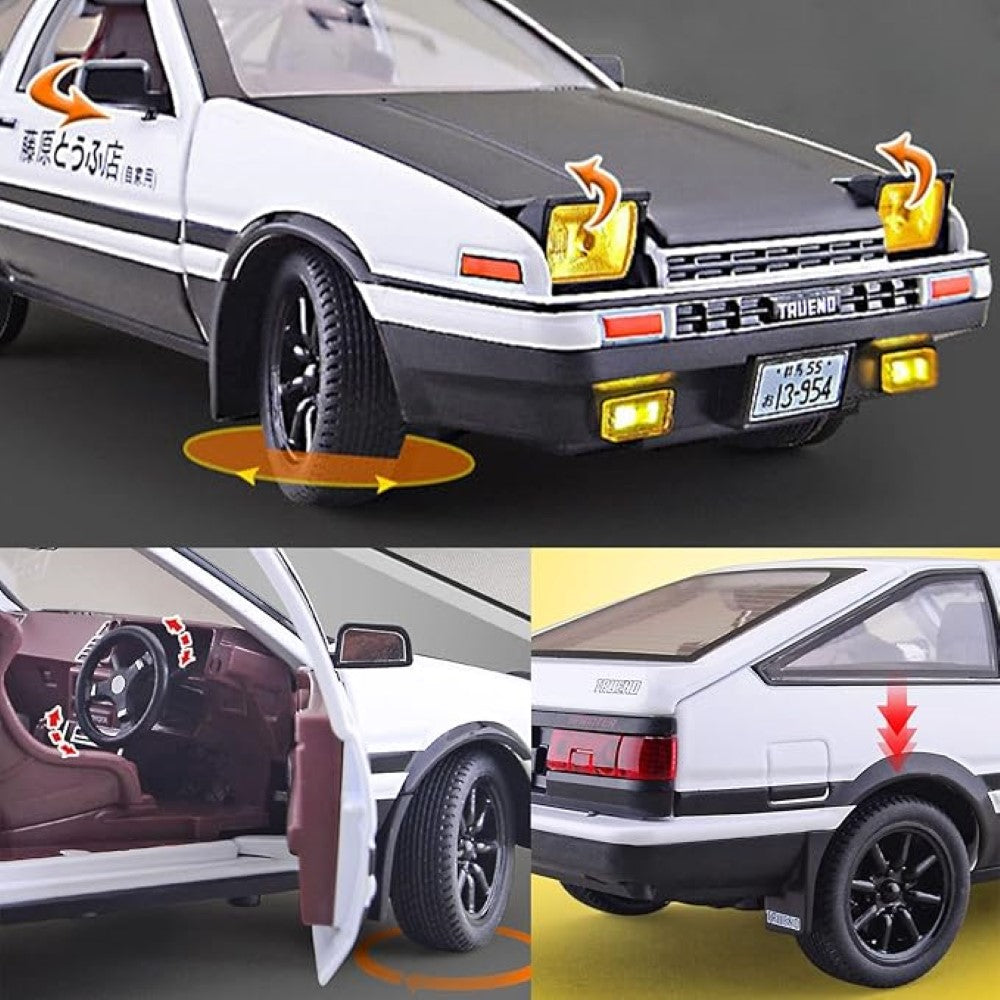 1:24 TOYOTA AE86 ALLOY DIECAST MODEL