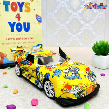 KIDS REMOTE CONTROL GRAPHIC CAR