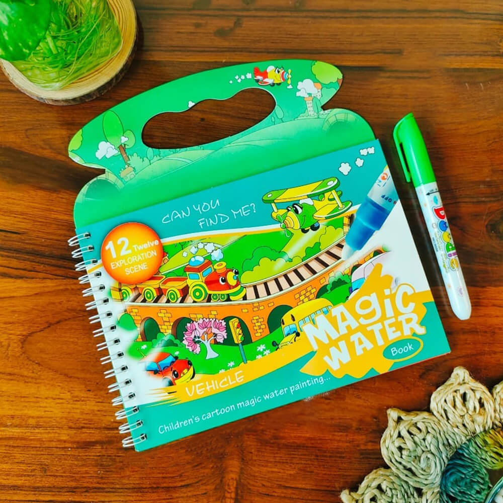 Magic Water Coloring Book