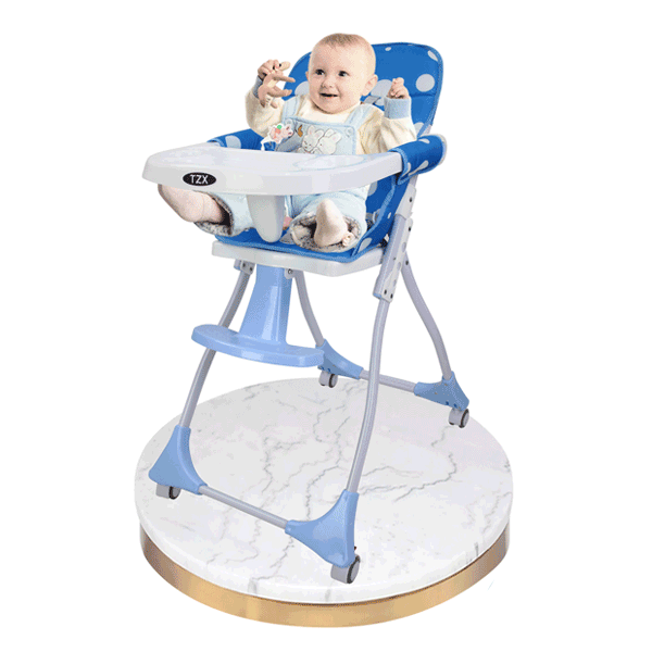 BABY HIGH FOOD CHAIR FOLDABLE WITH ADJUSTABLE TRAY