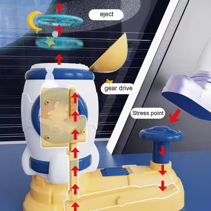 ROCKET FLYING DISK LAUNCHER GAME