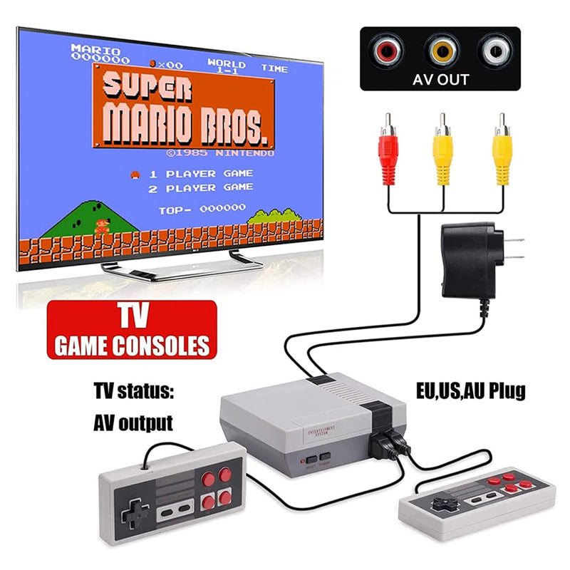 PRE-INSTALLED 620 GAMES MINI TV GAME CONSOLE