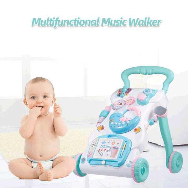 BABY ACTIVITY WALKER WITH EDUCTIONAL TOYS