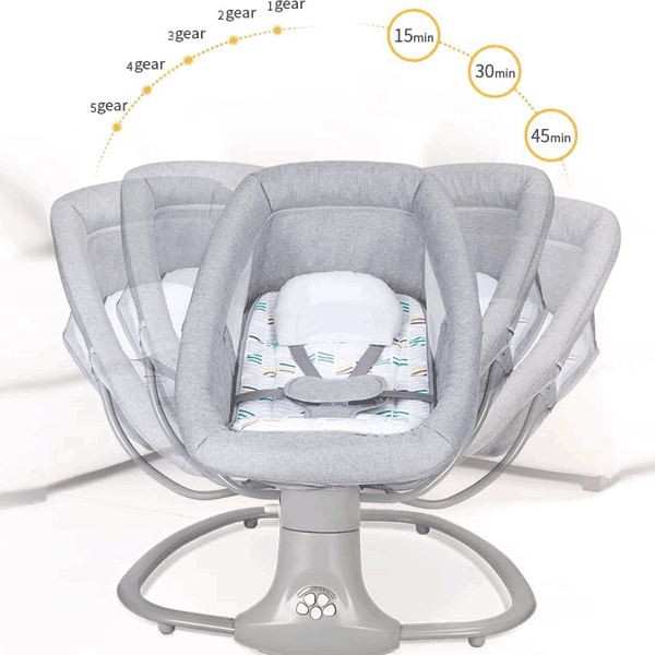 MASTELA 3 IN 1 DELUXE MULTI - FUNCTIONAL BASSINET - DARK GREY