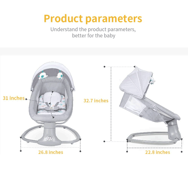 MASTELA 3 IN 1 DELUXE MULTI - FUNCTIONAL BASSINET - DARK GREY