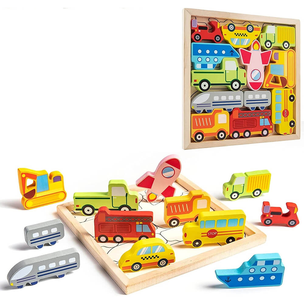 3D WOODEN DIY ASSEMBLING PUZZLE GAME - ASSORTMENT