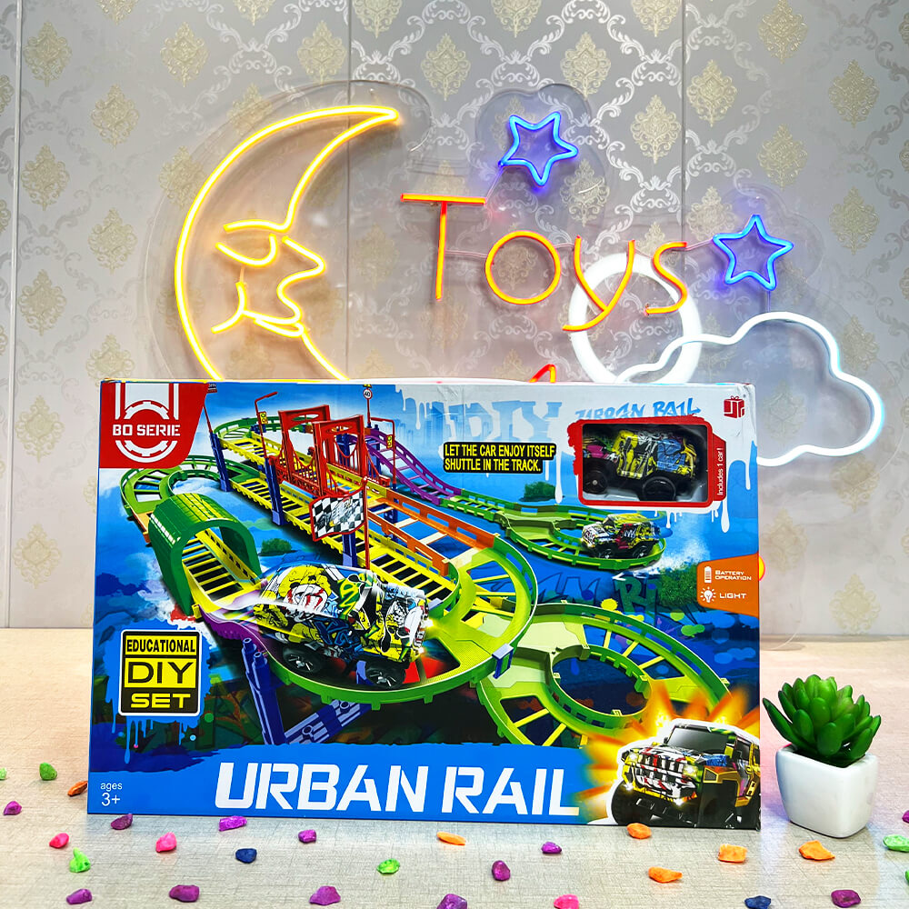 EDUCATIONAL DIY URBAN RAIL TRACK SET