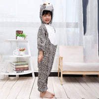 Thumbnail for KIDS LEOPARD COSTUME WITH JUMP SUIT AND HEADSET