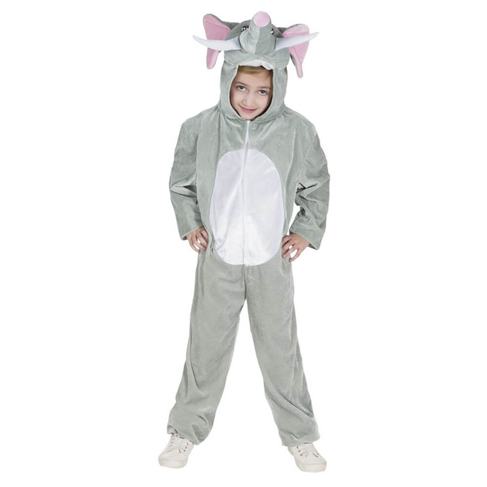 KIDS ELEPHENT COSTUME WITH JUMP SUIT AND HEADSET