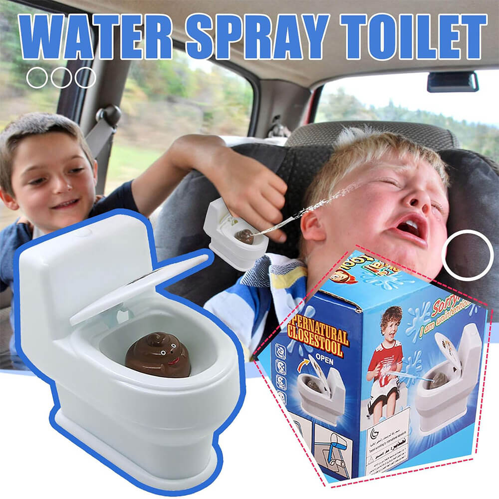 MINI FUNNY PRANK SQUIRT SPRAY WATER TOILET