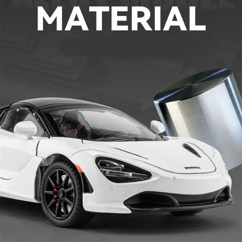 1 :24 MCLAREN 720S SPIDER ALLOY DIECAST MODEL