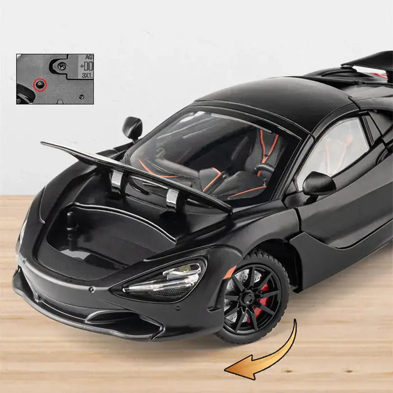 1 :24 MCLAREN 720S SPIDER ALLOY DIECAST MODEL