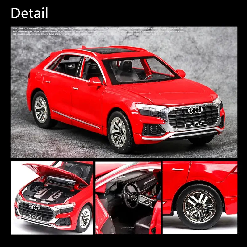 1:24 AUDI Q8 SUV ALLOY DIECAST MODEL