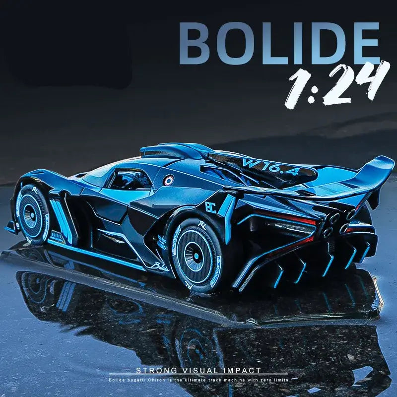 1:24 SCALE BUGATTI BOLIDE ALLOY DIECAST MODEL