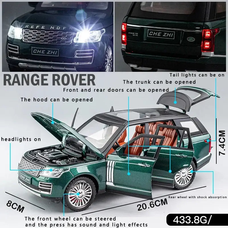 1:24 LAND ROVER RANGE ROVER ALLOY DIECAST MODEL