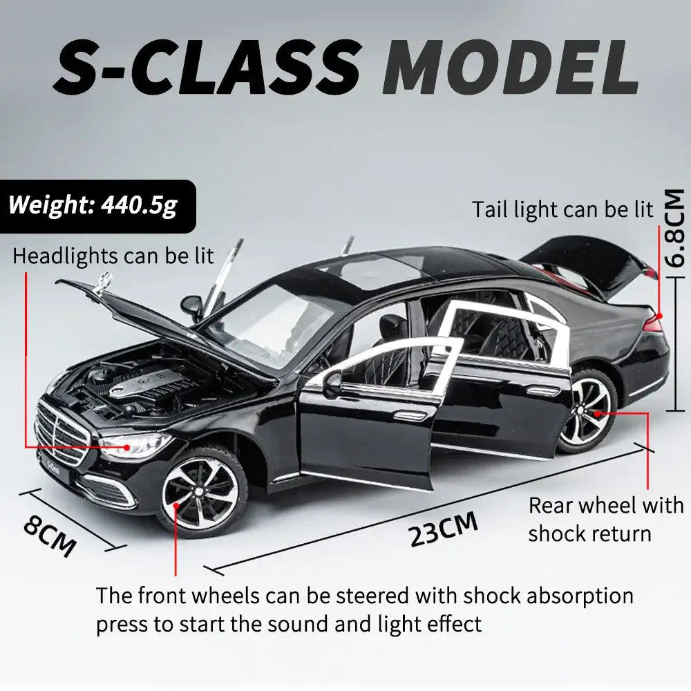 1:24 MERCEDES BENZ S400 S-CLASS ALLOY DIECAST MODEL