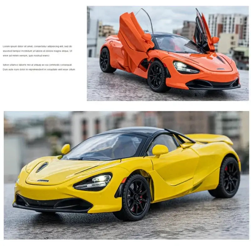 1 :24 MCLAREN 720S SPIDER ALLOY DIECAST MODEL