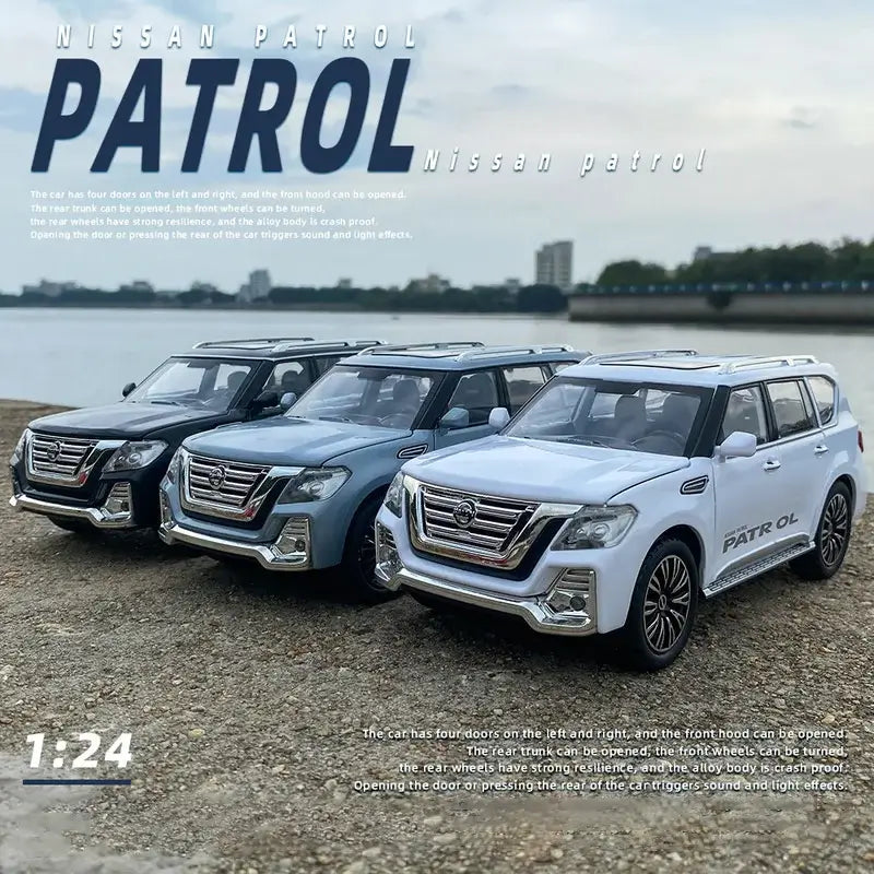 1:24 NISSAN PATROL MINIATURE OFF-ROAD ALLOY DIECAST MODEL
