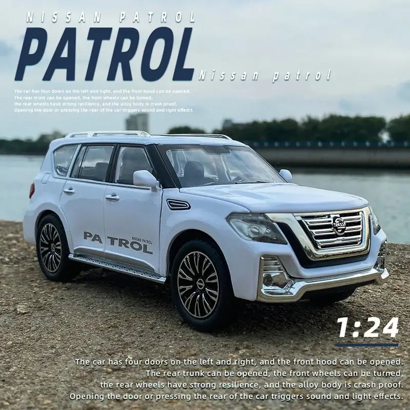 1:24 NISSAN PATROL MINIATURE OFF-ROAD ALLOY DIECAST MODEL