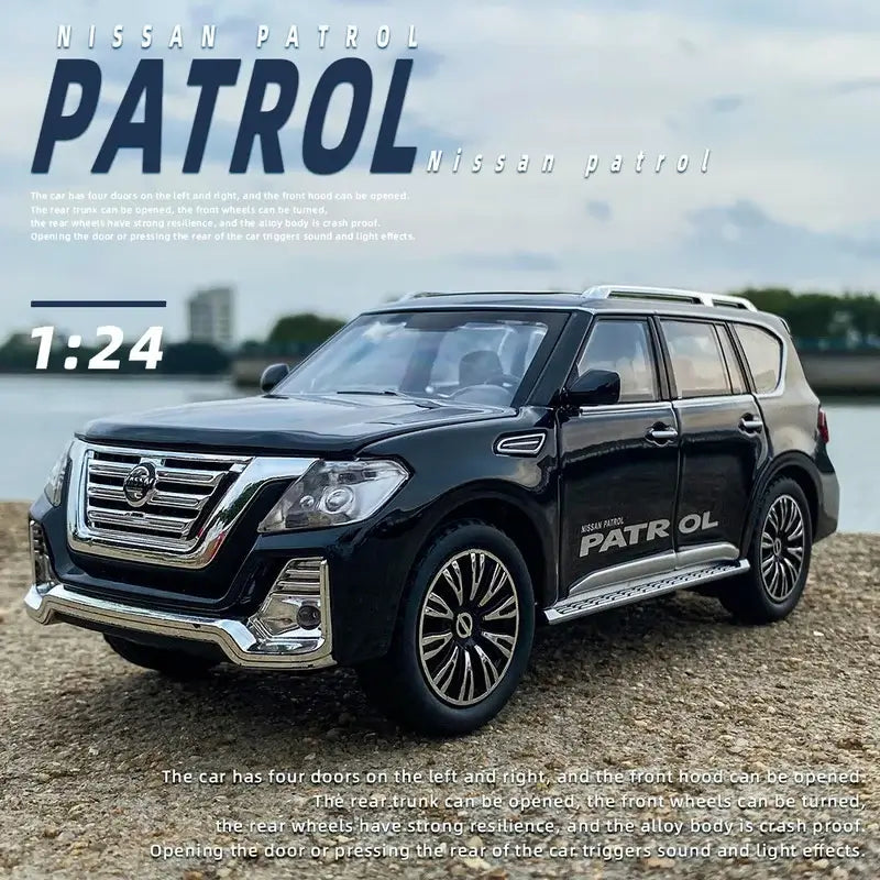1:24 NISSAN PATROL MINIATURE OFF-ROAD ALLOY DIECAST MODEL