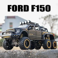 Thumbnail for 1:28 FORD RAPTOR F150V 6X6 MODIFIED OFF ROAD ALLOY DIECAST MODEL