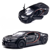 Thumbnail for 1:36 PULL BACK BUGATTI CHIRON DIECAST METAL ALLOY CAR