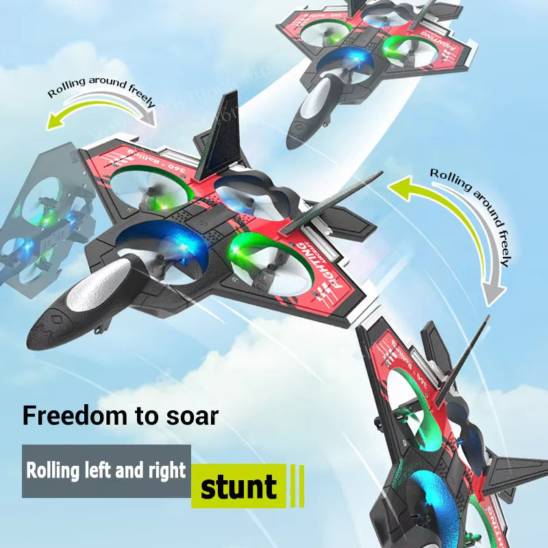 REMOTE CONTROL FIGHTER COMBAT AIRCRAFT WITH 360 FLIP