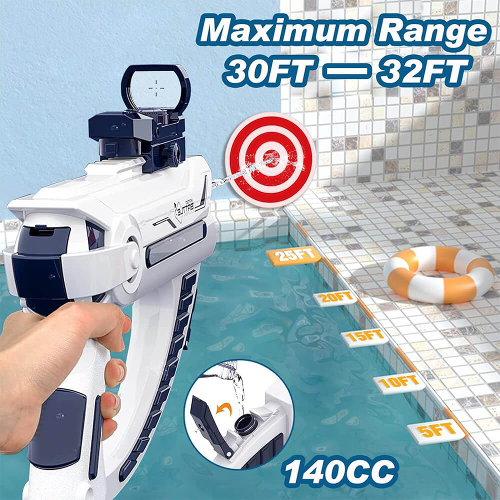 LONG RANGE ELECTRIC SPACE  WATER GUN FOR KIDS