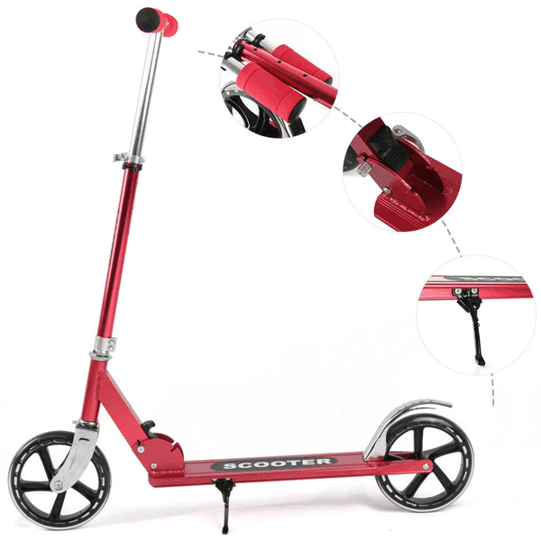 KIDS BIG SIZE FOLDABLE SCOOTY WITH BRAKE