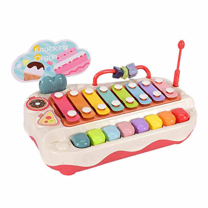 2 IN 1 MUSICAL INSTRUMENT HAND KNOCK XYLOPHONE