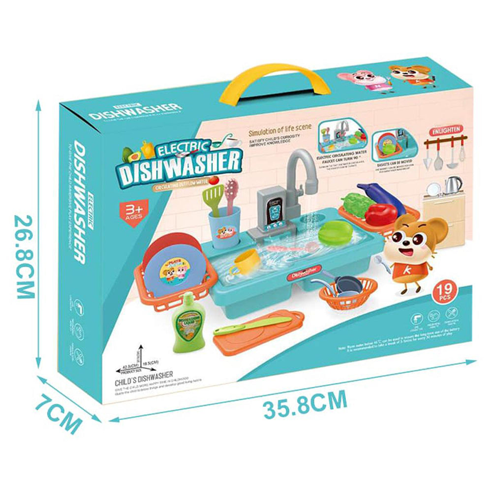 ELECTRIC DISHWASHER SINK PRETEND PLAY