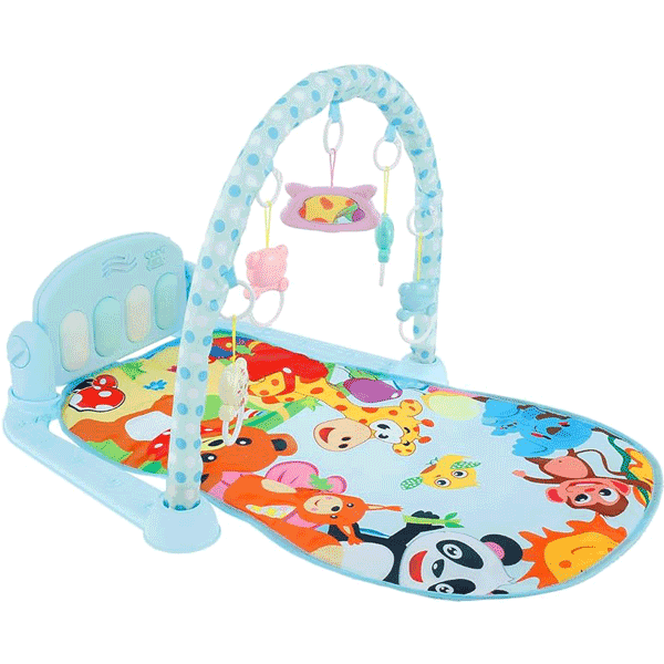 BABY MUSICAL PLAY GYM WITH RATTLES AND PIANO