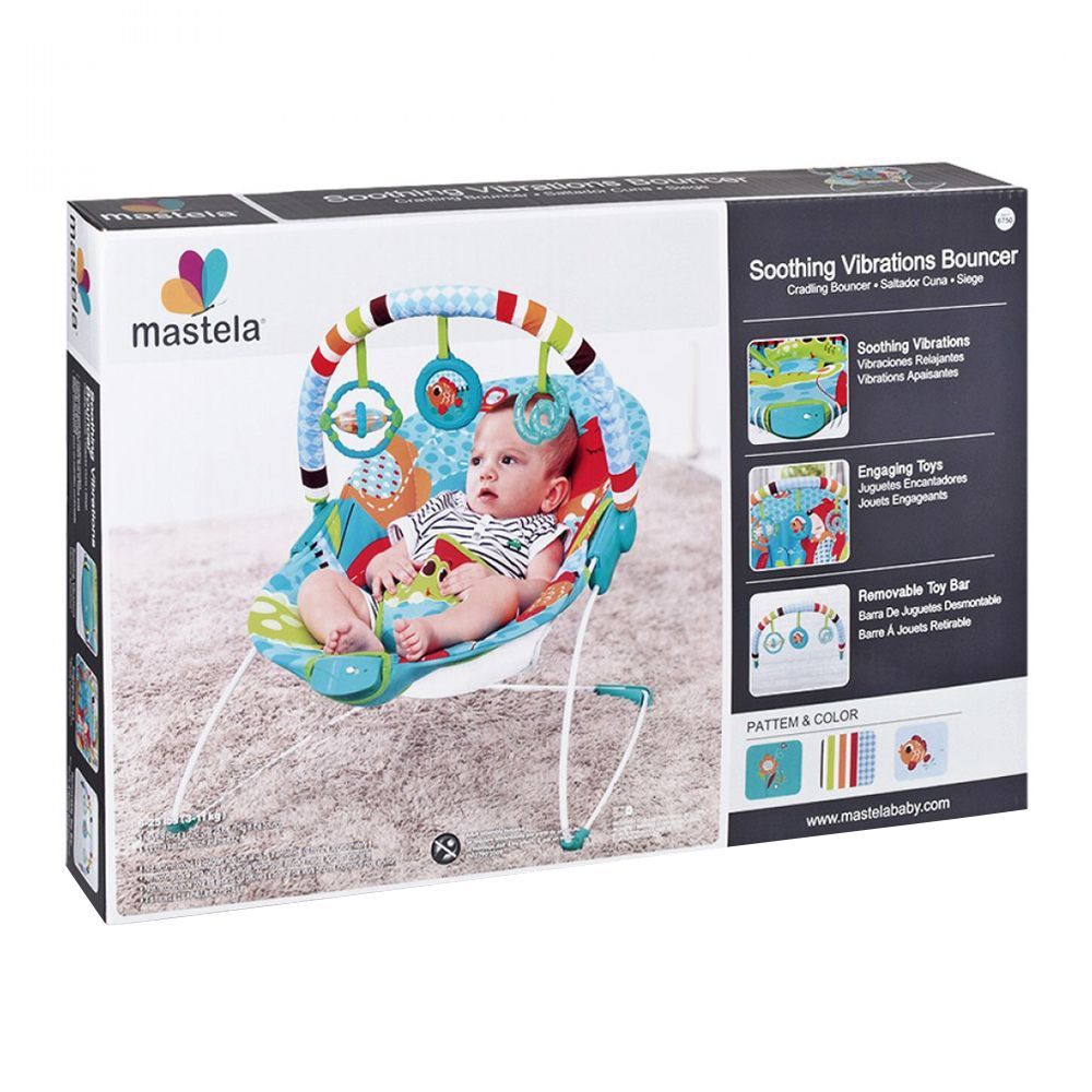 MASTELA SOOTHING CRADLING VIBRATIONS BOUNCER