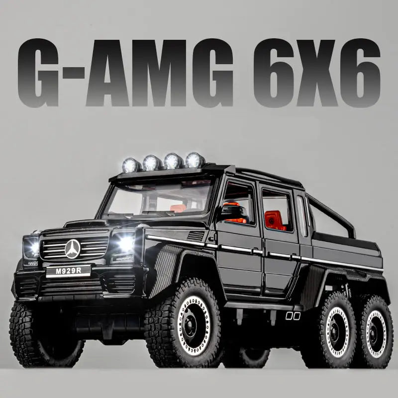 1:24 MERCEDES G63 AMG 6X6 ALLOY DIECAST MODEL