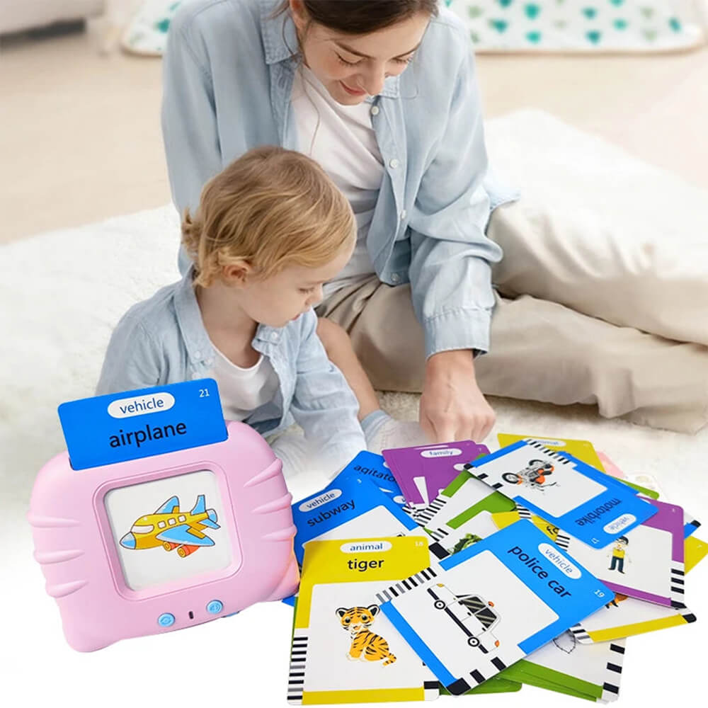 RECHARGEABLE FLASH CARD READER TODDLER TOY