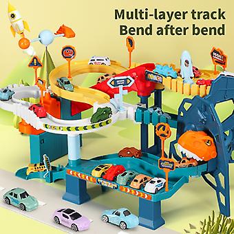 DINOSAUR RACING CAR TRACK SET