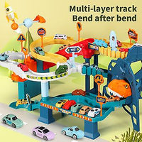 Thumbnail for DINOSAUR RACING CAR TRACK SET