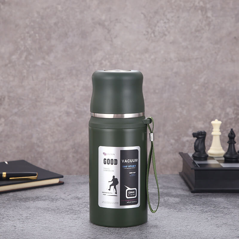 PORTABLE SPORTS VACUUM STAINLESS STEEL WATER BOTTLE