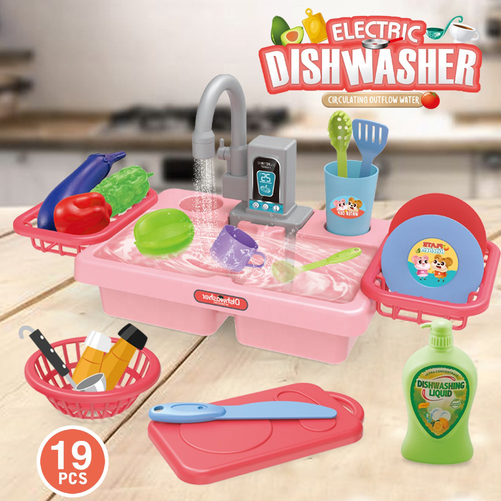 ELECTRIC DISHWASHER SINK PRETEND PLAY