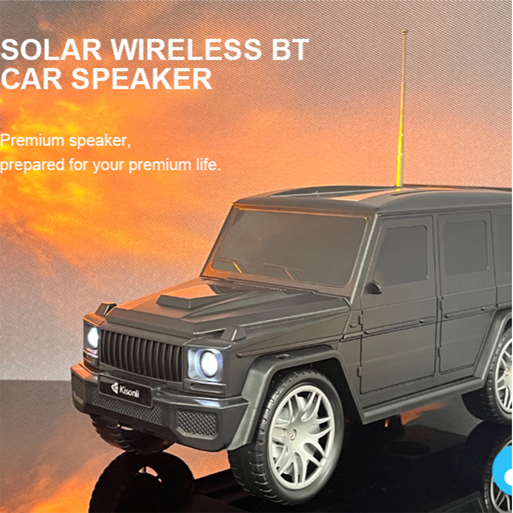 G-WAGON  BLUETOOTH  SOLAR  SPEAKER  AND  CHARGER