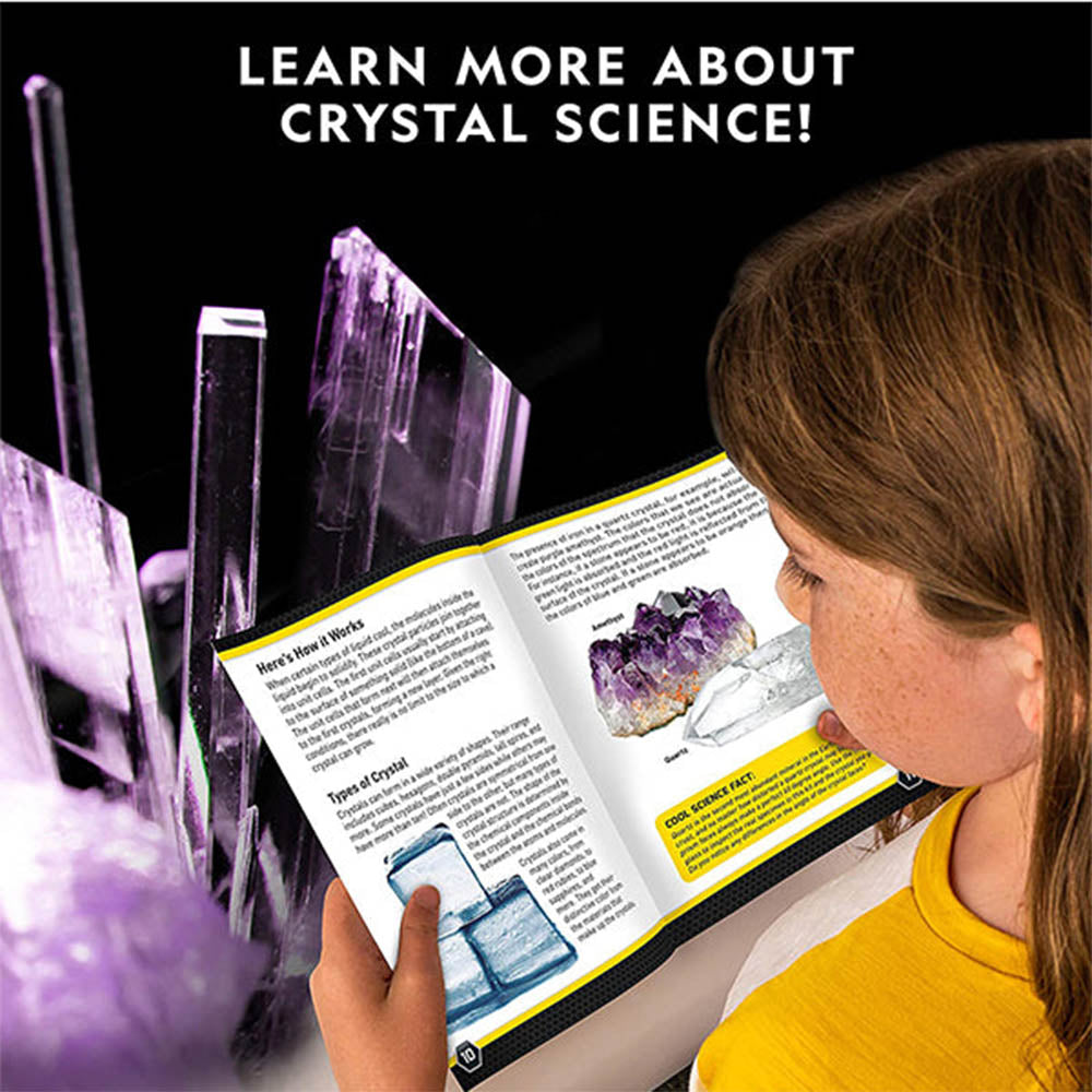 NATIONAL GEOGRAPHIC PURPLE CRYSTAL SET FOR GROWING SCIENCE