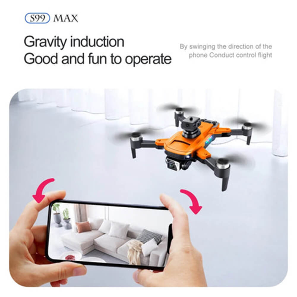 S99 MAX DRONE 4K CAMERA OBSTACLE AVOIDANCE OPTICAL FLOW FOLDABLE DRONE