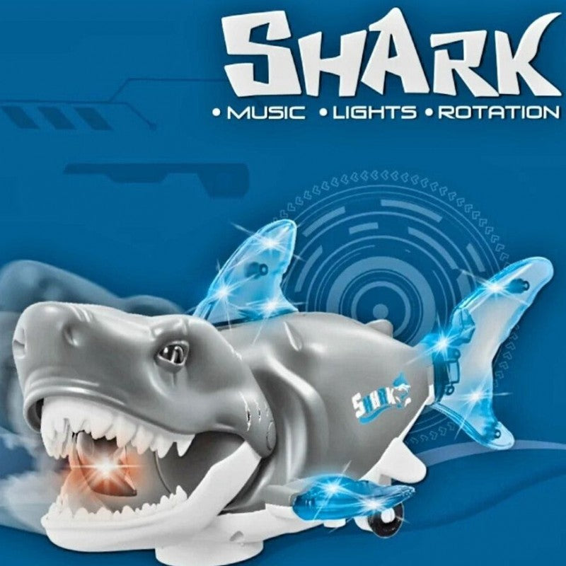 MUSICAL SHARK TOY WITH LIGHT AND MUSIC