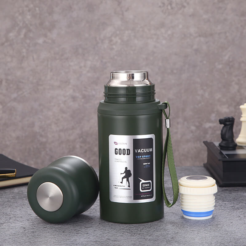 PORTABLE SPORTS VACUUM STAINLESS STEEL WATER BOTTLE