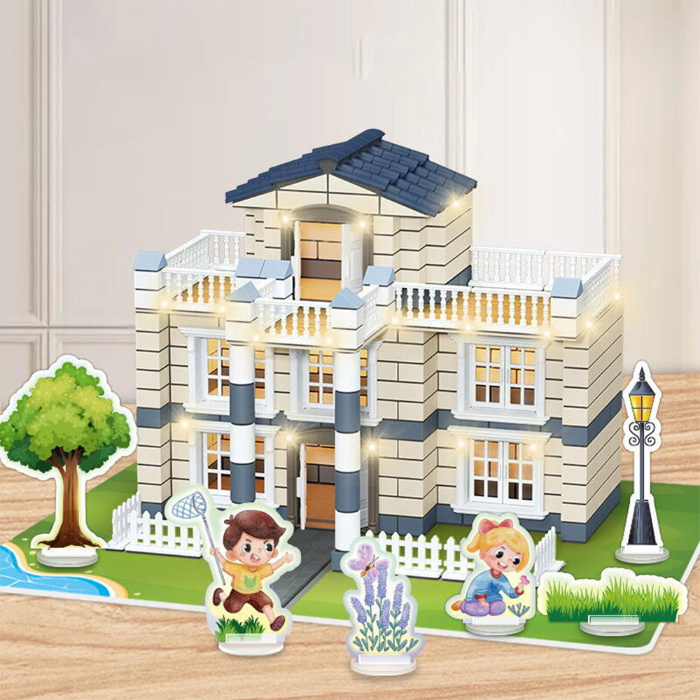 3-IN-1 603 PCS KIDS VILLA SET