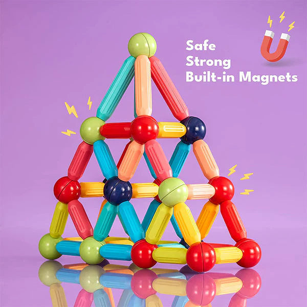 MAGNETIC STICKS BUILDING BLOCKS - 48PCS