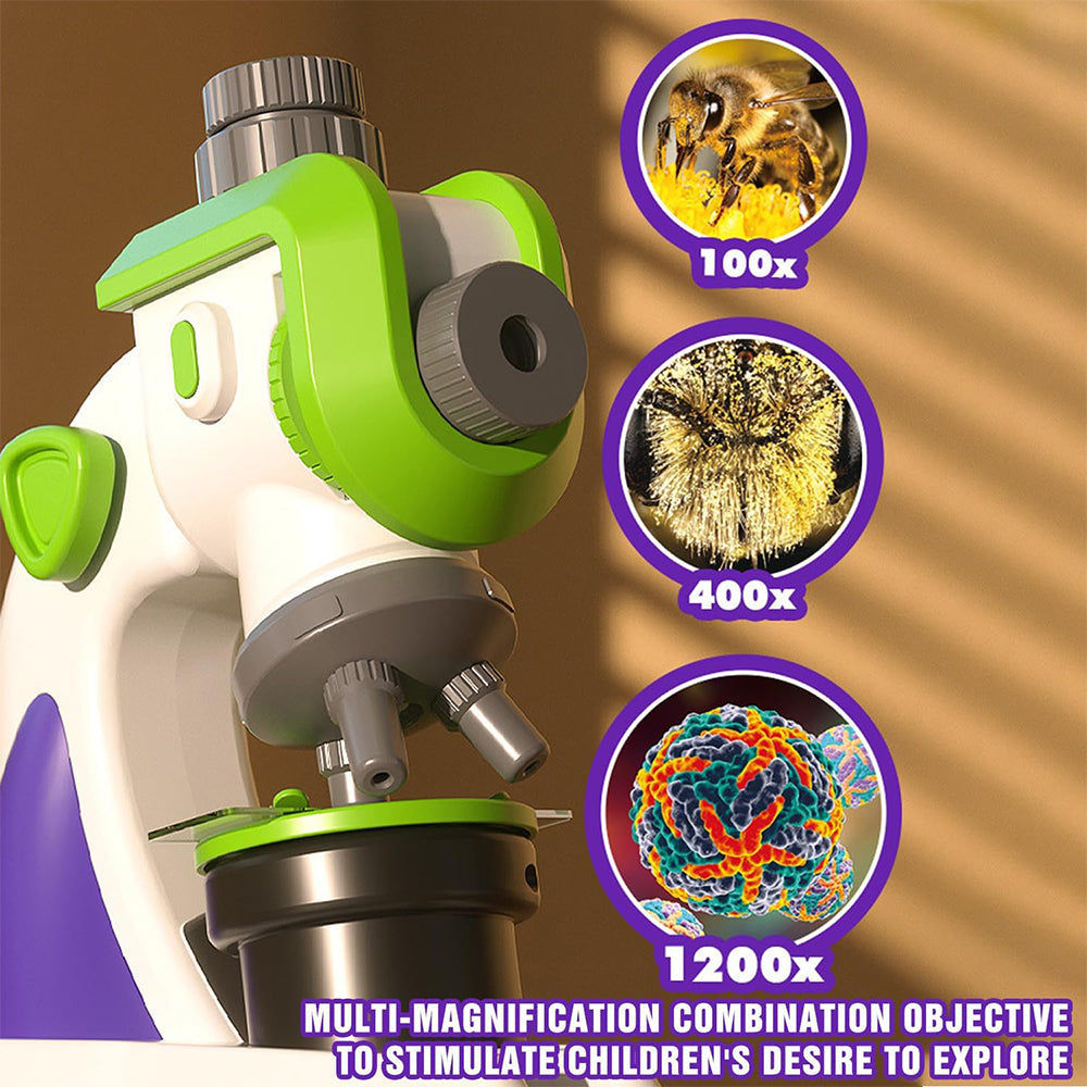 STEM 4x SLIDSHOW MICROSCOPE WITH 32 PROJECTION PATTRENS