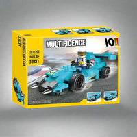 Thumbnail for 201 PIECES DECOOL MULTI BLUE FORMULA RACING CARS